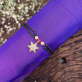 Vriksham Designer Star Style Mangalsutra Bracelet-Red White-G18768